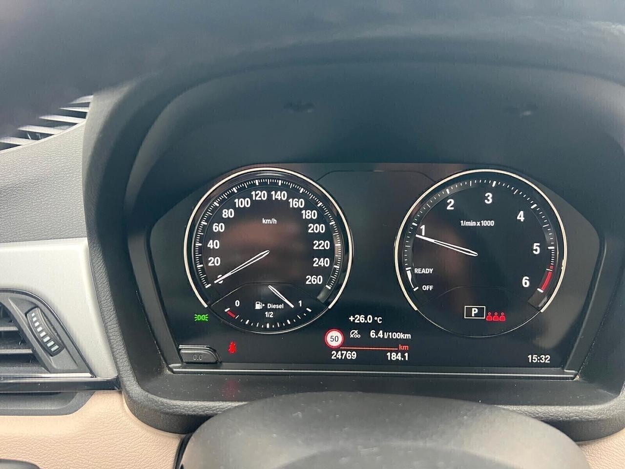 BMW X1 SDRIVE 18d ADV BUSINESS KM 25700 UNIPROP.