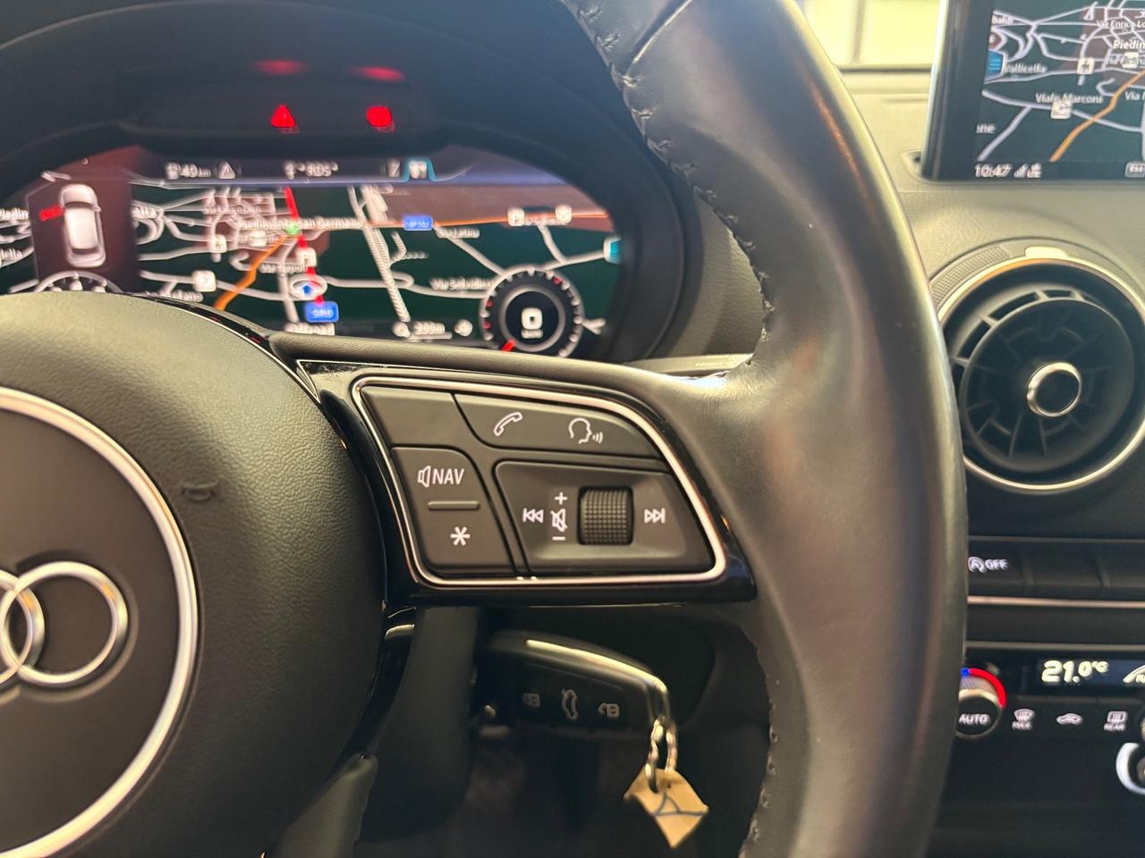 Audi A3 SPB 30 TFSI s line matrix navi virtual permute finanziamenti