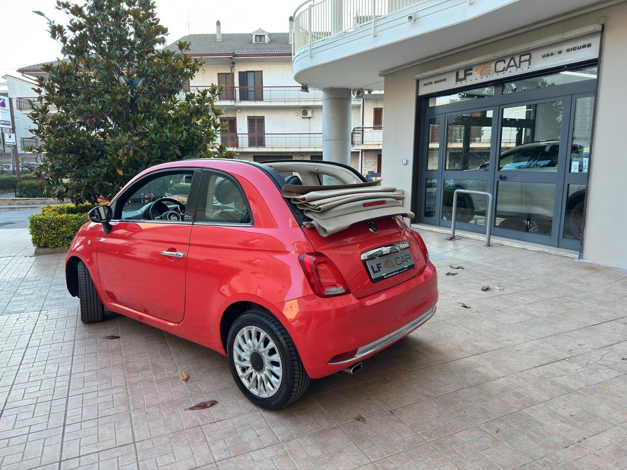 Fiat 500 C 1.3 Multijet 95 cv Lounge Cabrio Rosso corallo
