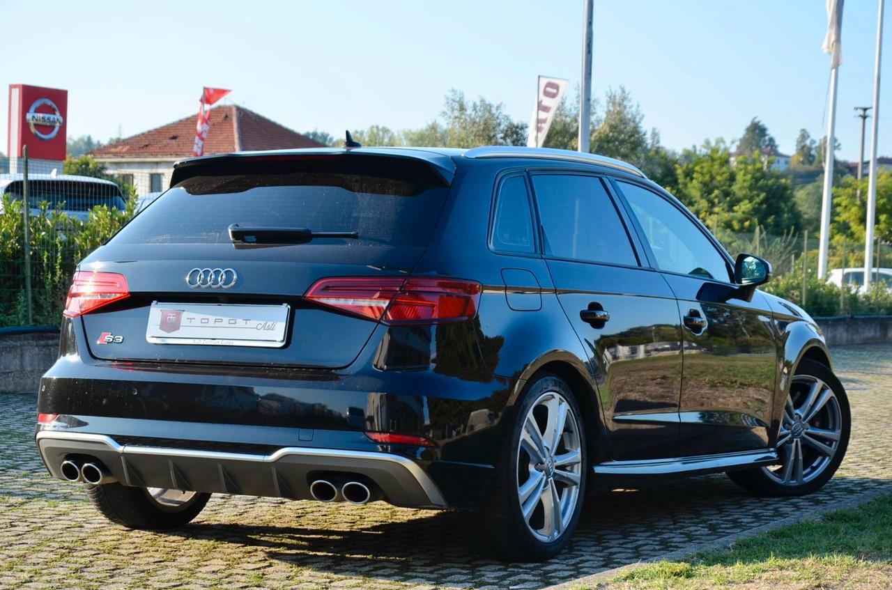 AUDI S3 SPORTBACK 2.0 TFSI QUATTRO S-LINE 300cv S-TRONIC, GARANZIA AUDI 10/27, SERVICE AUDI, EURO 6D, FULL LED, RETROCAMERA, PERMUTE