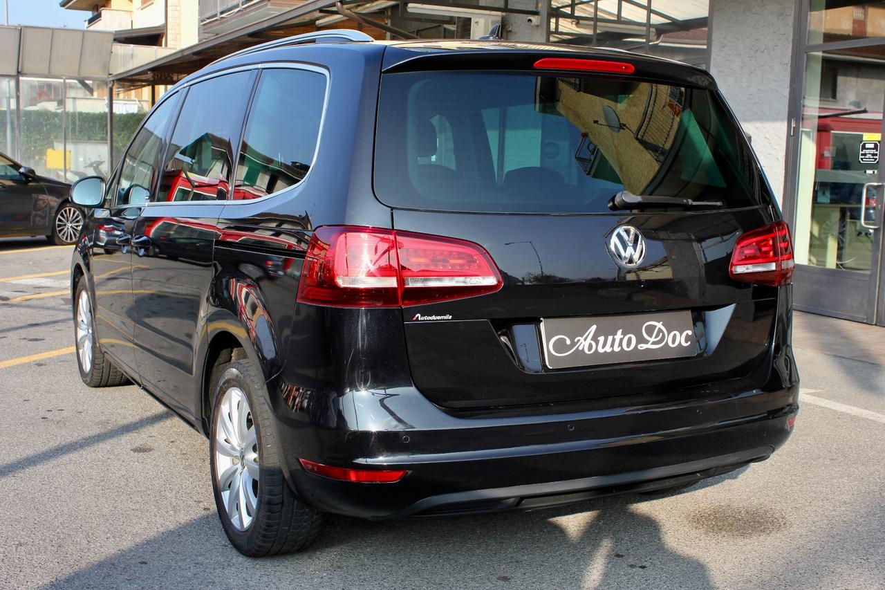 VOLKSWAGEN SHARAN 2.0 TDI 150 CV ALLSTAR EXECUTIVE NAVY XENON PORTE ELETTRICHE