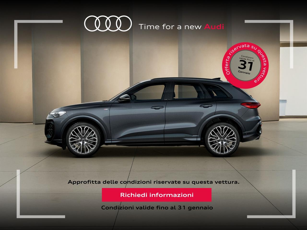 Audi Q5 2.0 tdi mhev+ s line edition quattro 204cv s-tronic