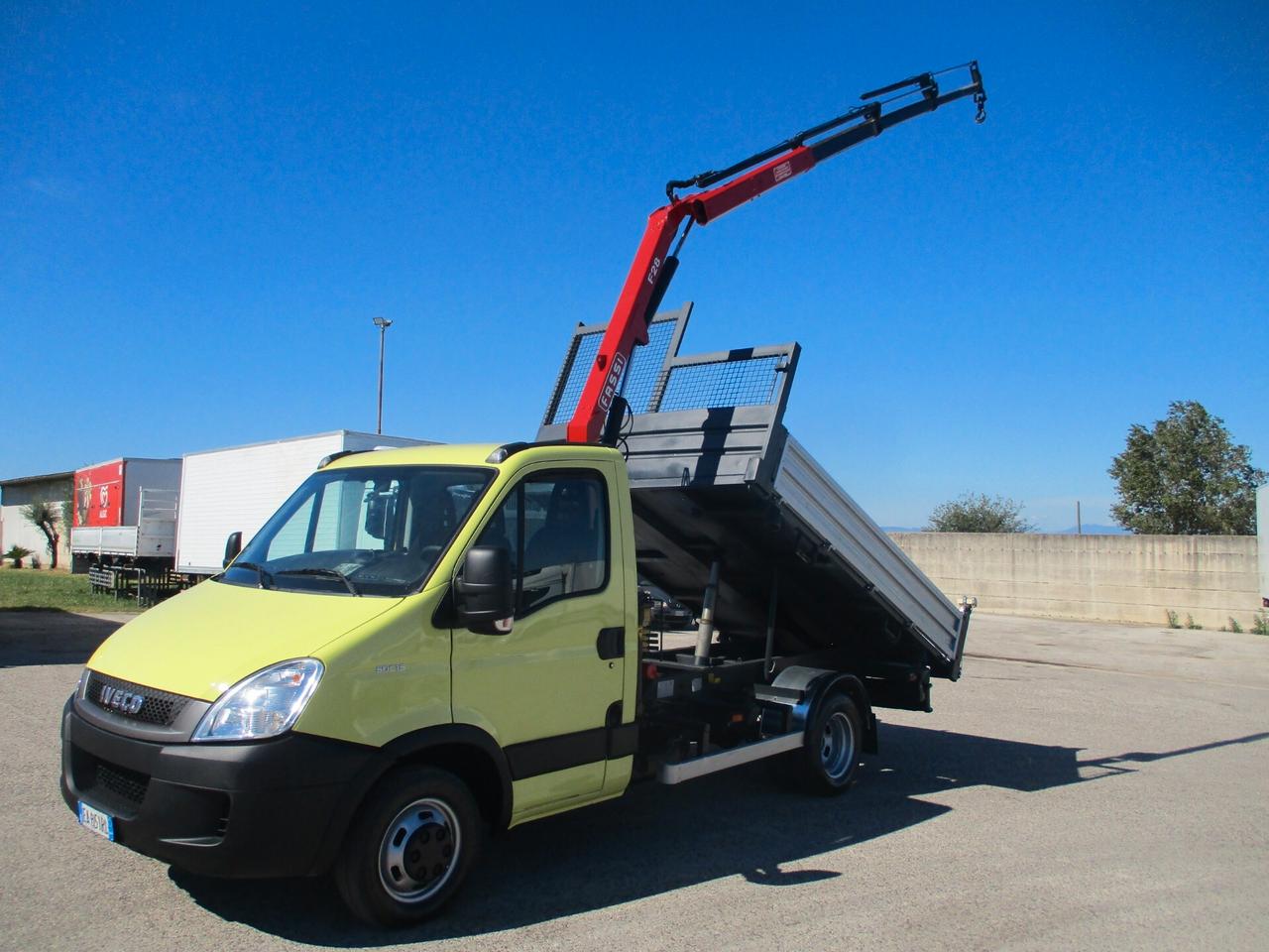 Iveco Daily 50C15 K 3000 150CV E4 GRU FASSI F28/3S+RIBALTABILE