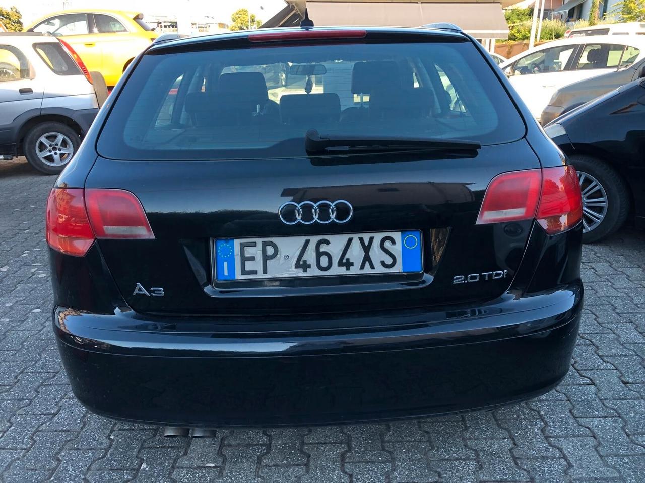 Audi A3 2.0 TDI F.AP. Ambition GARANZIA 12 MESI POSSIBILTA' DI GARANZIA EUROPEA DELLA CONFORMGEST VALIDA 12 MESI
