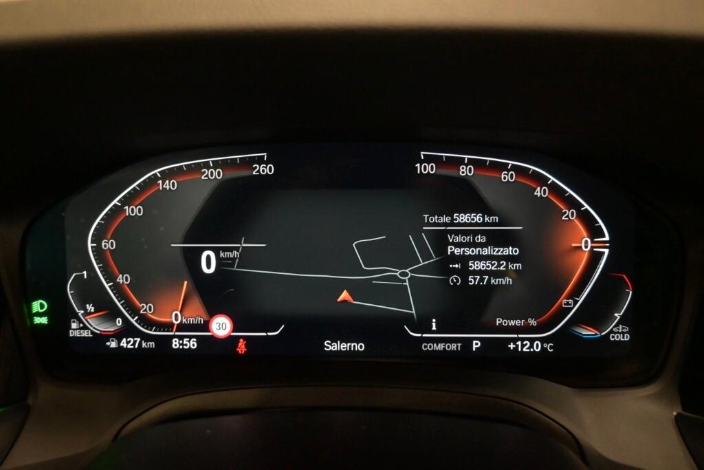 BMW 318D 136CV STEPTRONIC 48V BUSINESS ADVANTAGE ( FARI LED - BMW DIGITAL COCKPIT - PELLE - NAVI - MIRROR - PARK ASSISTANT - TELECAMERA POST. )