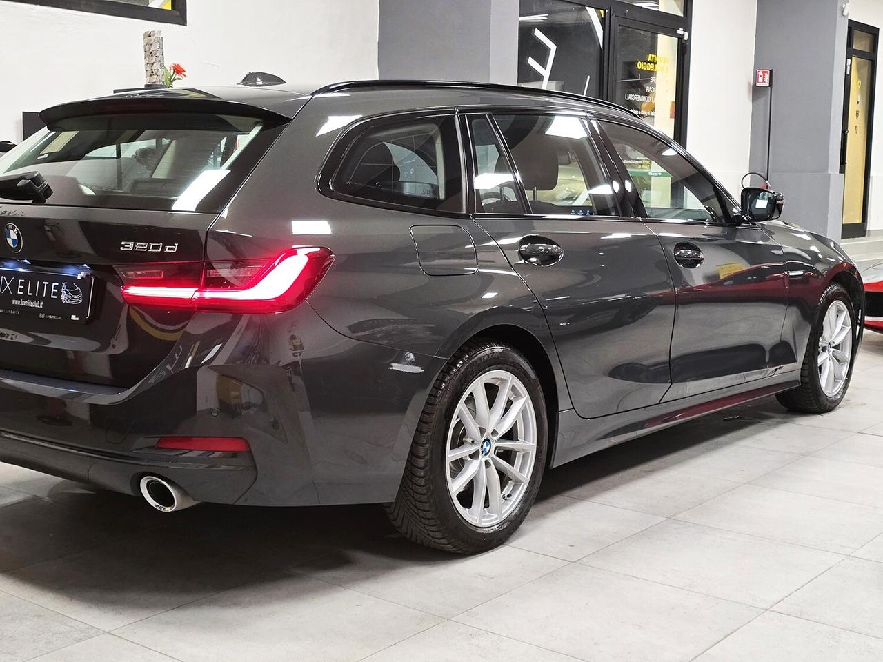Bmw 320 320D G21 TOURING 48V MHEV ADVANTAGE _ SERVICE BMW _ TETTO FULL GLASS _ FULL LED _ DRAVIT GREY METALLIC