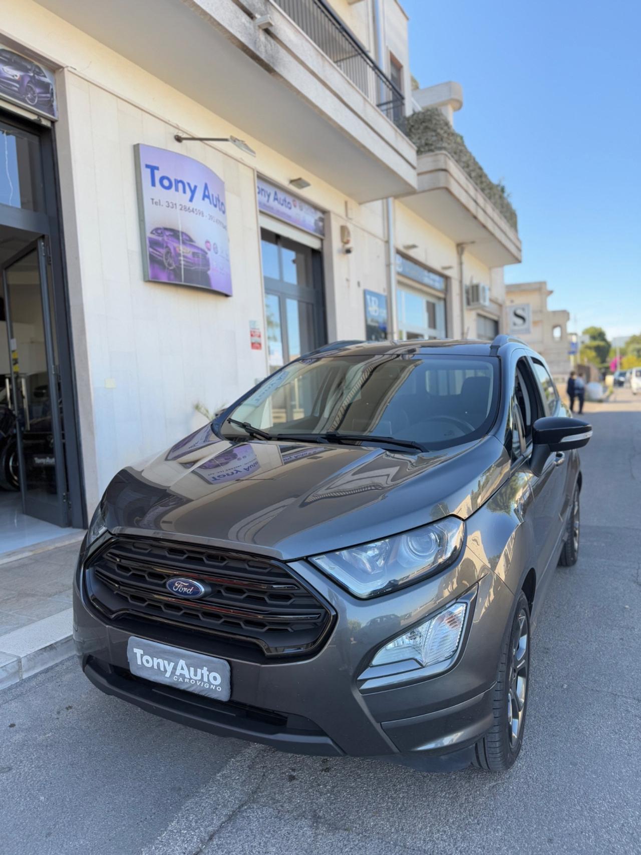 Ford EcoSport 1.0 ecoboost ST-Line NAVIGATORE,APPLE CARPLAY,FARI LED,INTERNI PELLE/ALCANTARA
