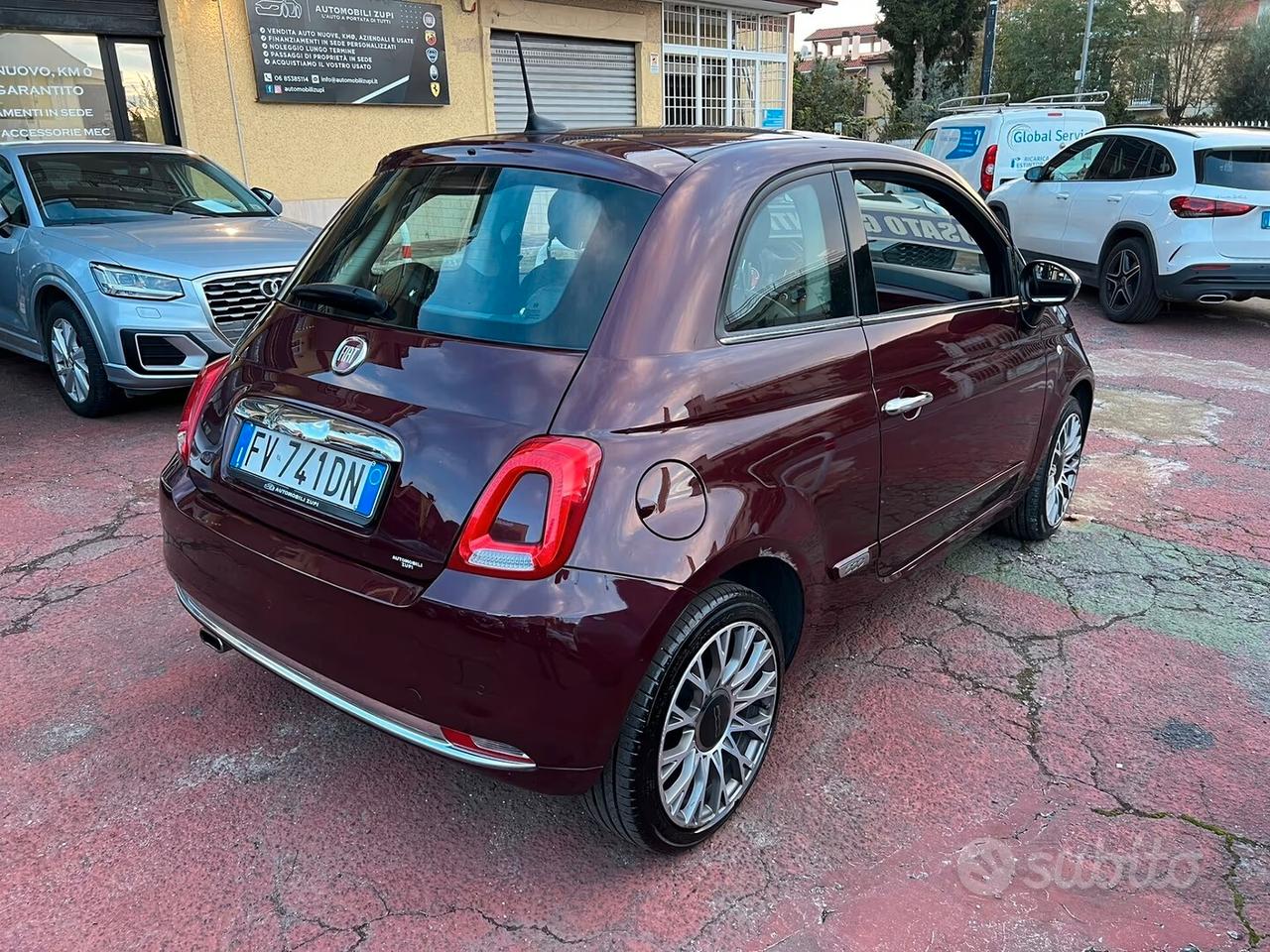 FIAT 500 BORDEAUX *ADATTA A NEOPATENTATI*