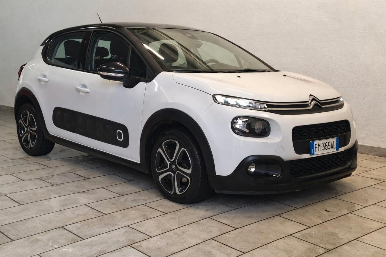 Citroen C3 2018 PureTech 82 Shine 1.2B €6B NEOPAT NAVI LED UNICO TEL BLUETOOTH O
