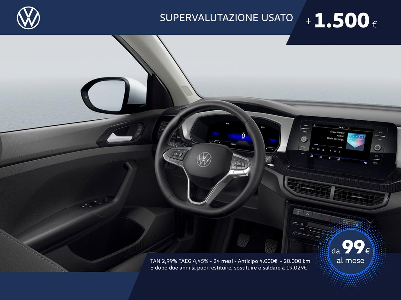 Volkswagen T-Cross 1.0 tsi edition plus 115cv