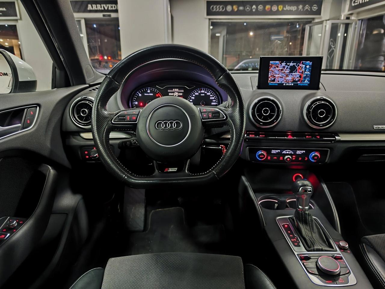 Audi A3 2.0 TDI 184 CV quattro S tronic Sline