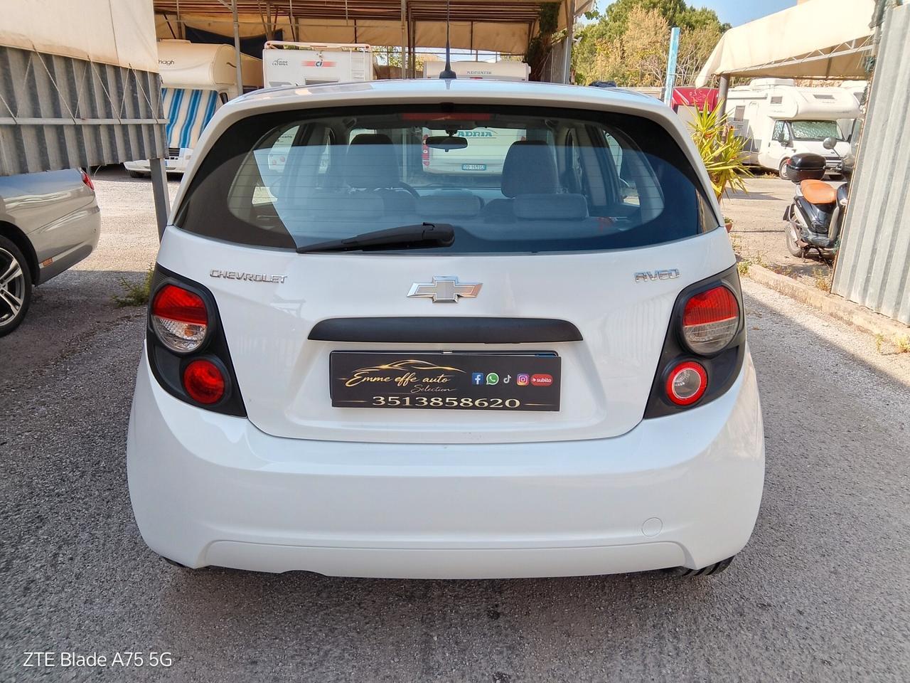 Chevrolet Aveo 1.2 2012 passaggio e 12 mesi di garanzia