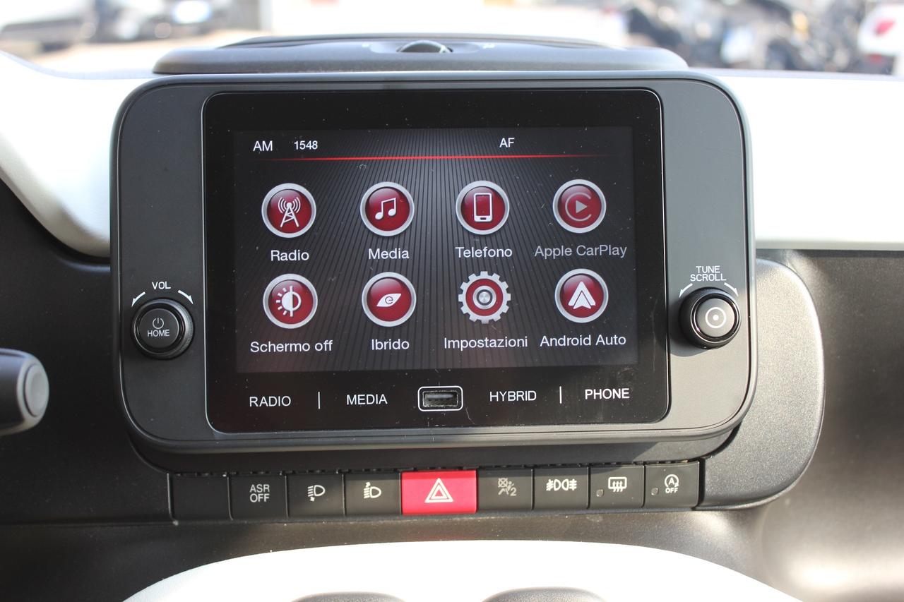 Fiat Panda 1.0 FireFly S&S Hybrid Pandina - Sensori posteriori - apple CarPlay & Android auto