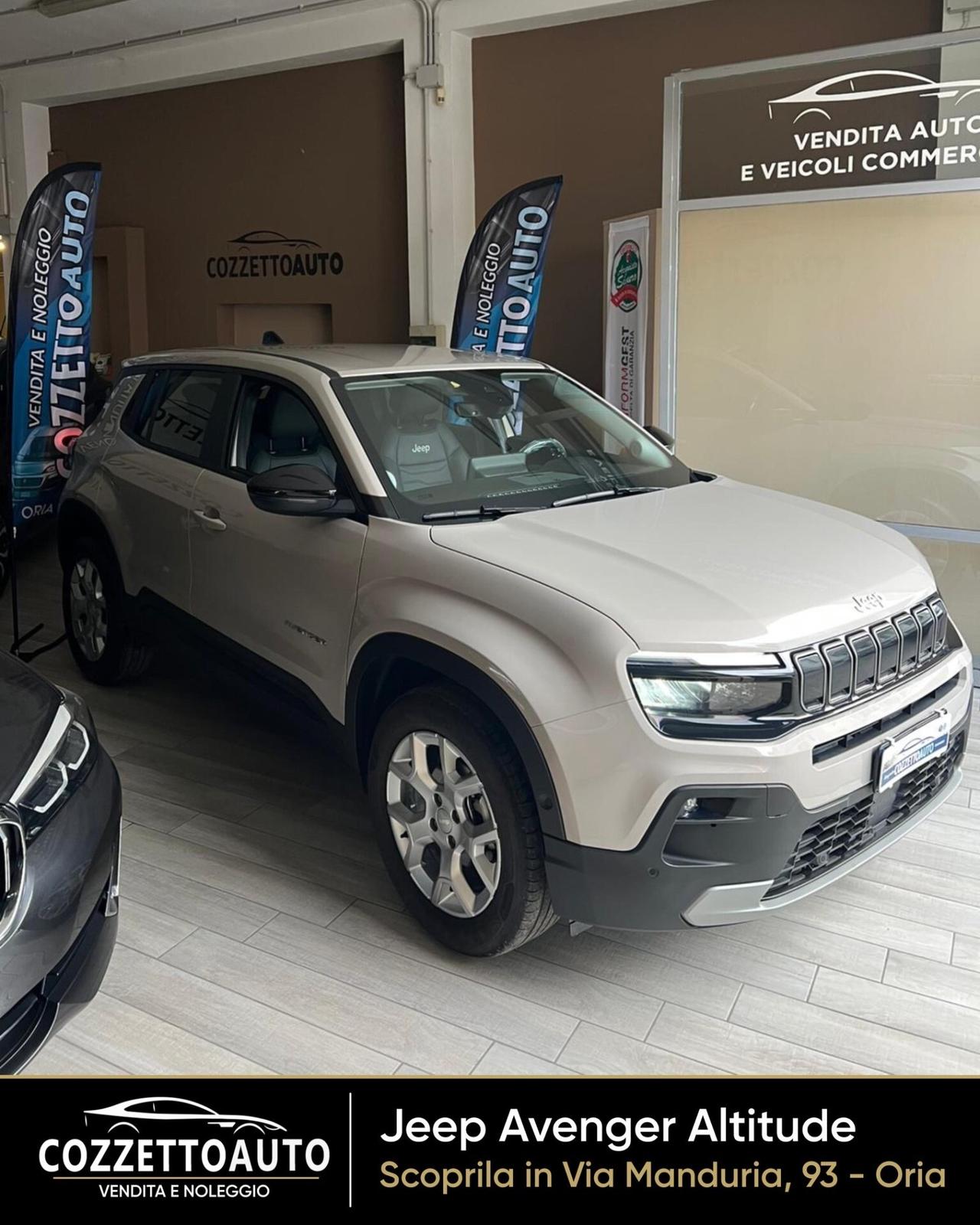 Jeep Avenger 1.2 100 CV Altitude garanzia Jeep