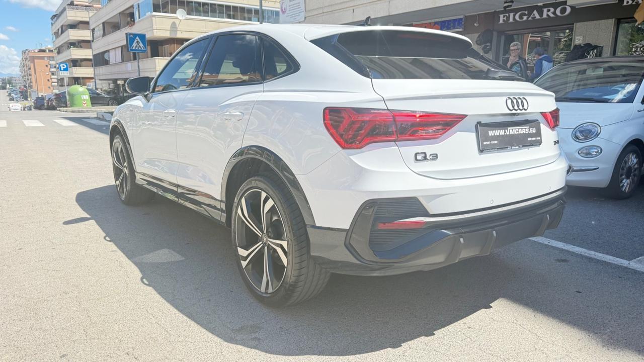 Audi Q3 SPB 35 TDI S tronic line edition MATRIX PDC PELLE VOLANTE TRE RAZZE CERCHI 20 NAVI KAMERA