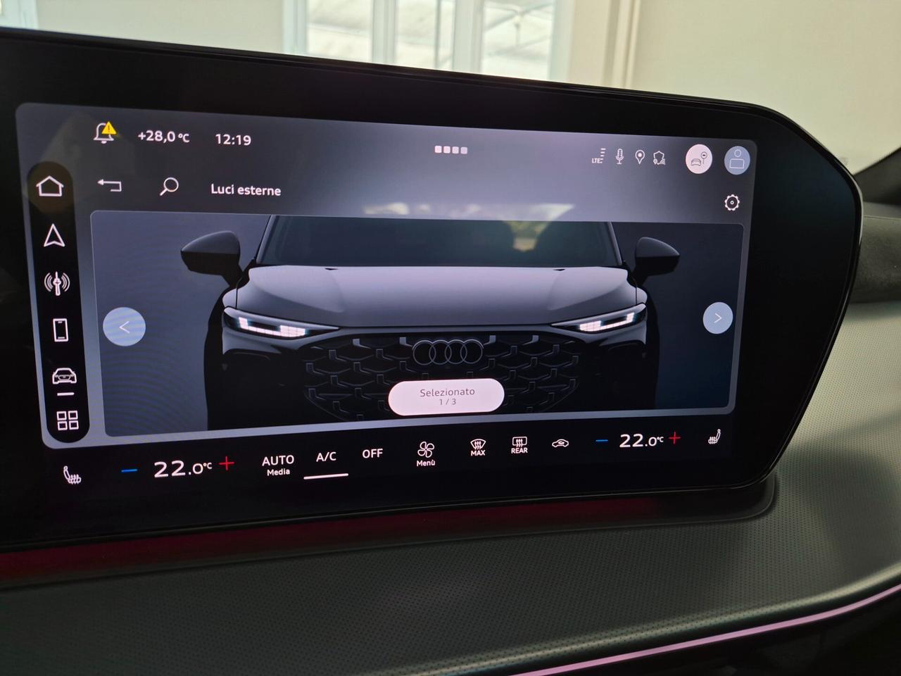 Audi Q3 SPORTBACK 1.5 TFSI MHEV S LINE EDITION S-TRONIC GARANZIA AUDI FINO 11/2030 LED TETTO AUTO UFFICIALE AUDI 1 PROPRIETARIO