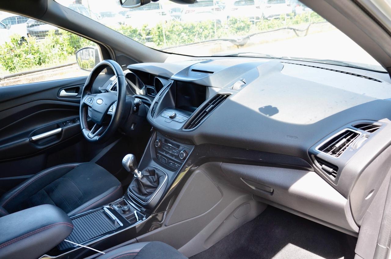 FORD KUGA 2.0 TDCI ST-LINE 150cv, PREZZO REALE, SERVICE FORD, UFF ITALIANA, EURO 6C, HI-FI SONY, APPLE ANDROID, RETROCAMERA, PERMUTE