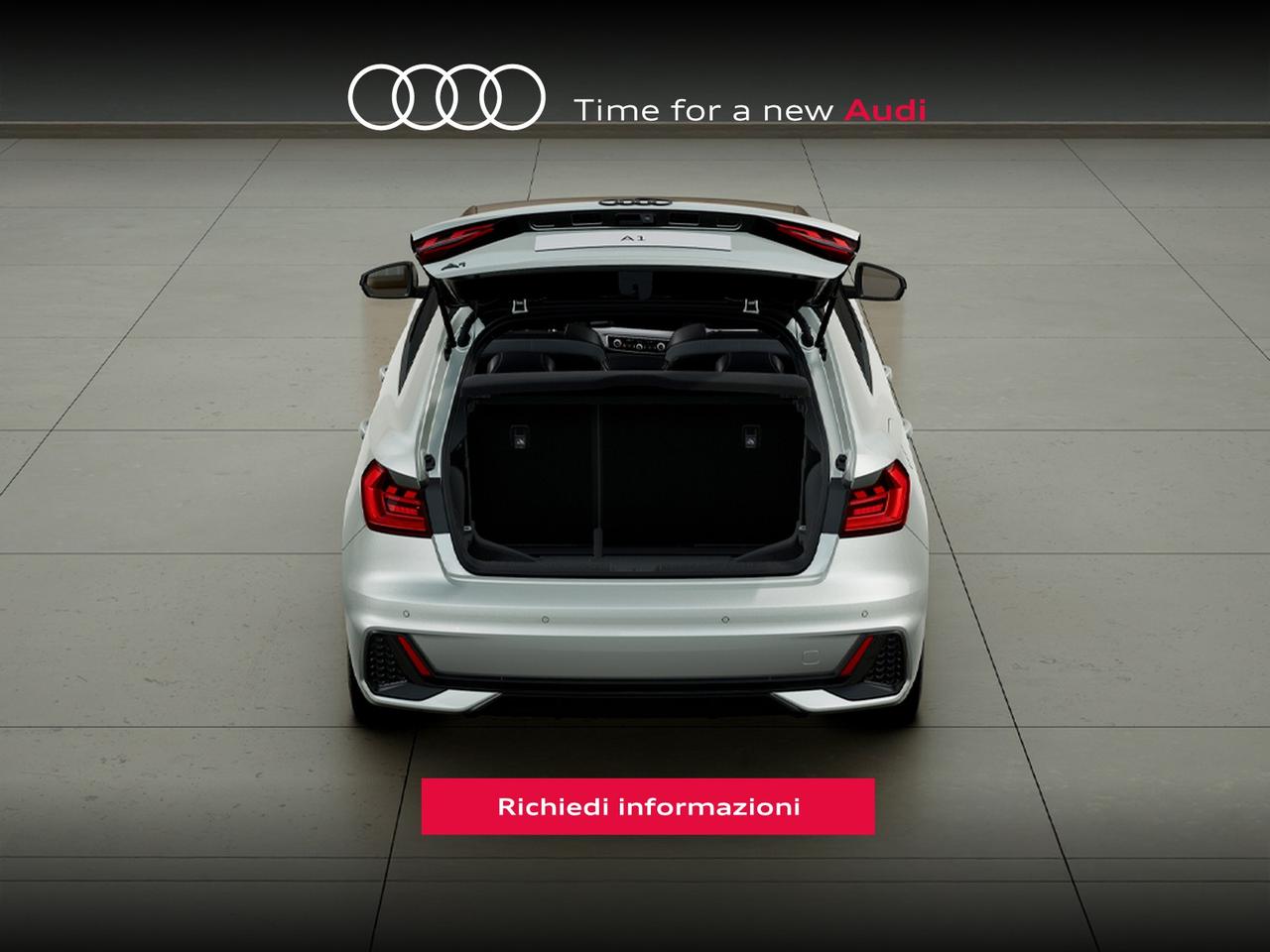 Audi A1 sportback 30 1.0 tfsi identity black 116cv s-tronic