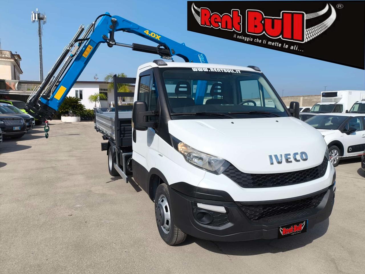 IVECO DAILY 3000 CC. 150 CV. CON GRU E RIBALTABILE NUOVO RIF:3325