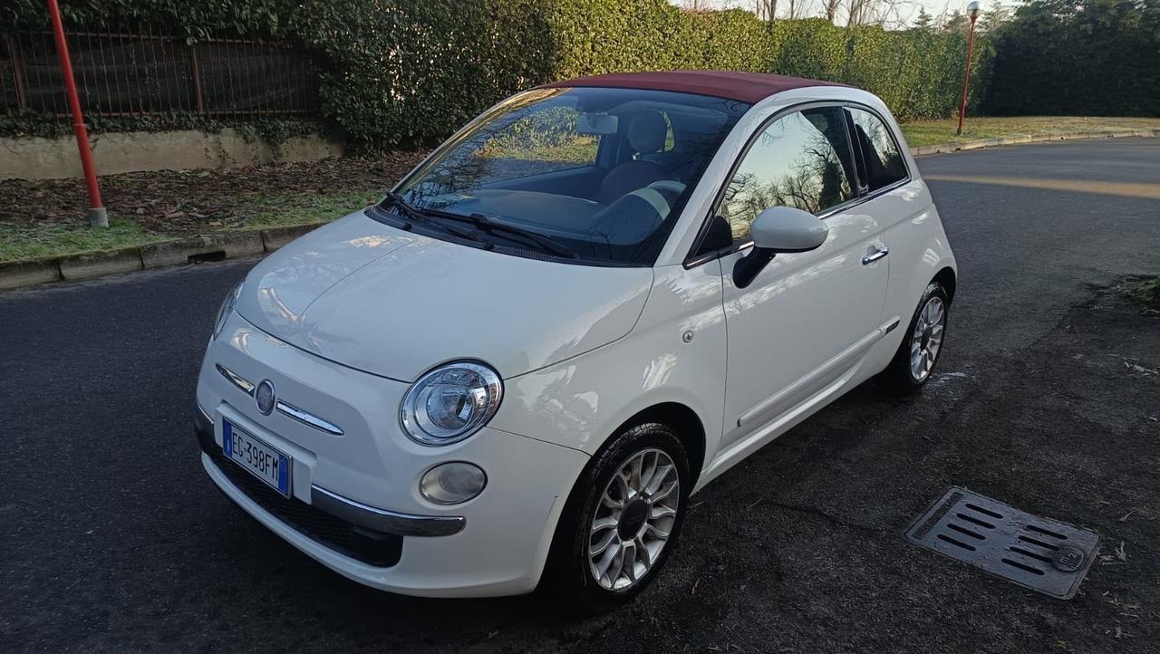 Fiat 500C 1.2 benzina anno 2012 cambio automatico Cabrio