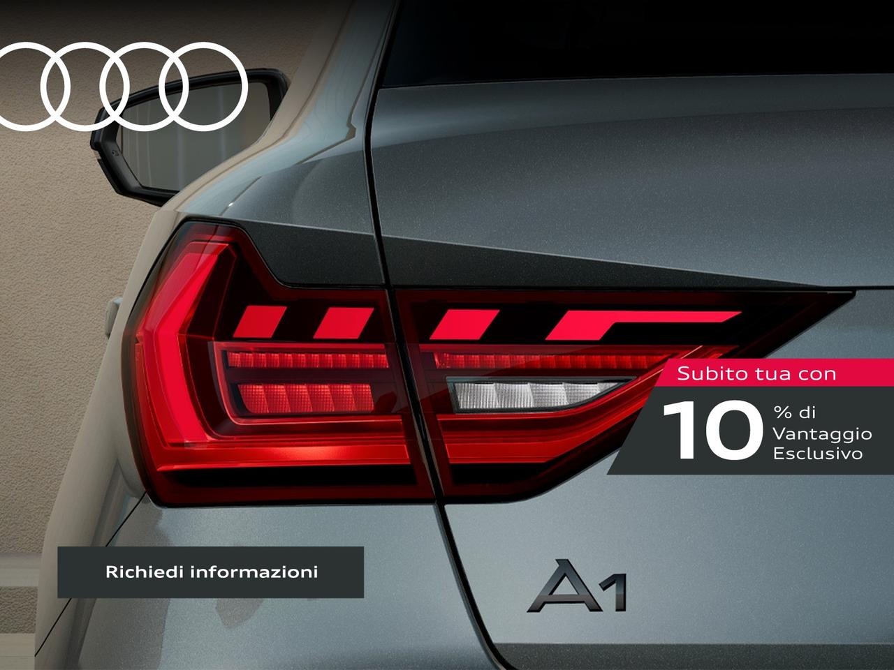 Audi A1 sportback 35 1.5 tfsi identity black s-tronic