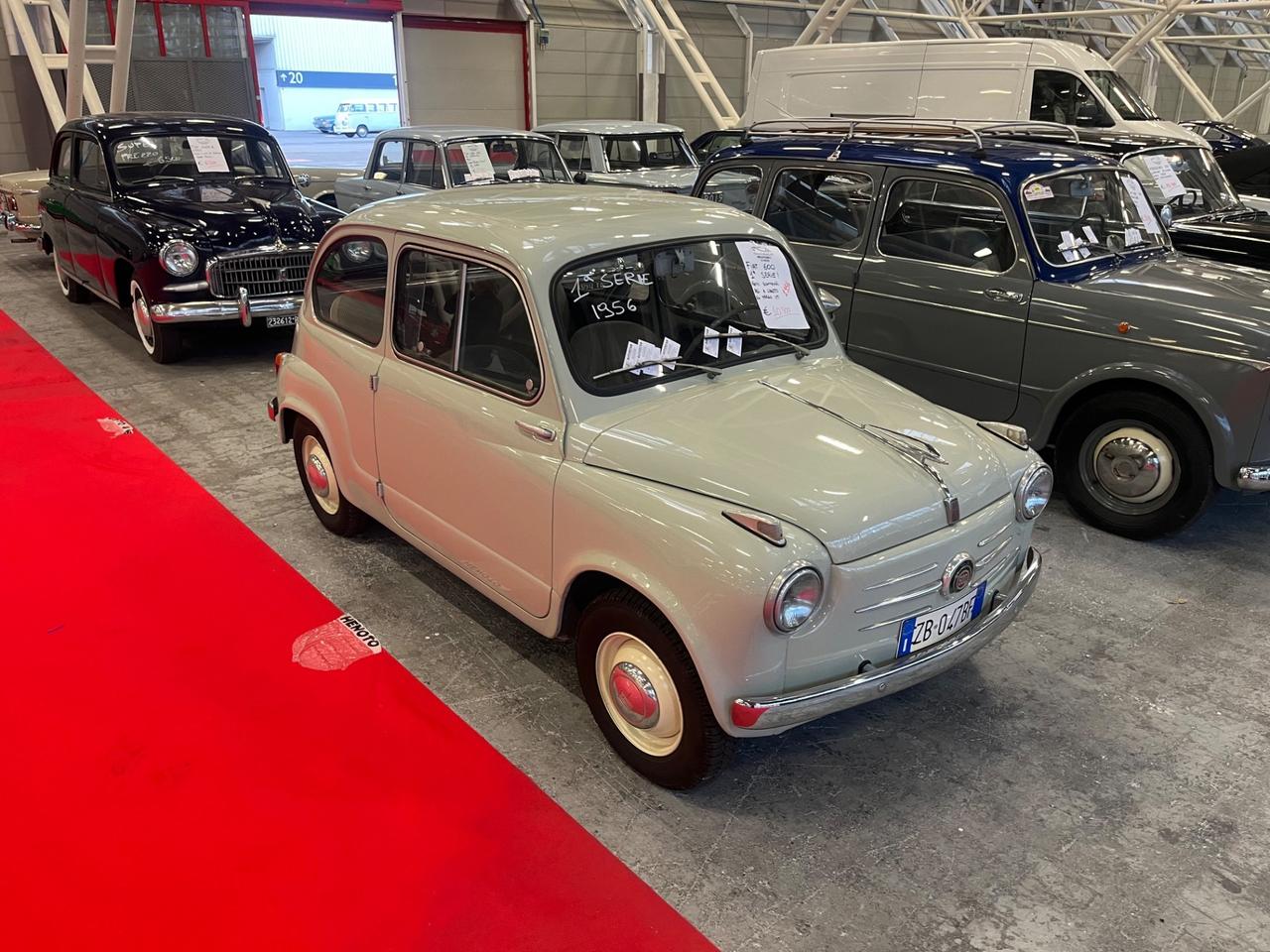 Fiat 600 Prima serie vetri scorrevoli - 1956