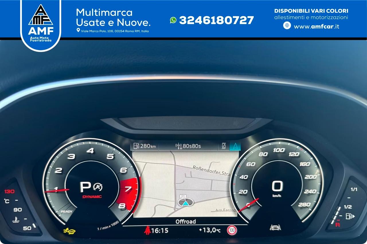 Audi Q3 Sportback 35 TFSI S-Line S-tronic telecamera 19"