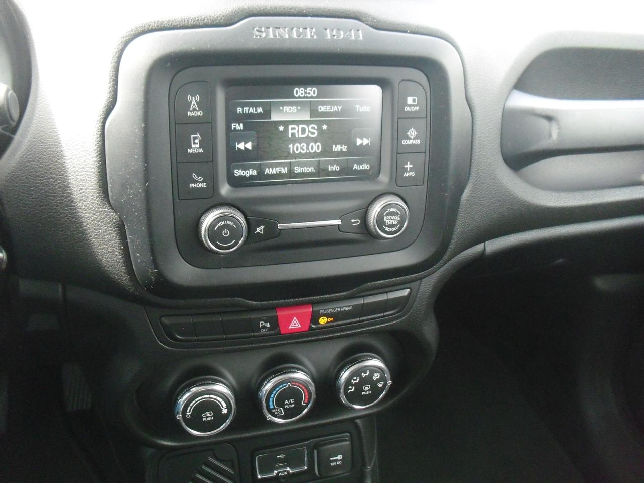 Jeep Renegade 1.6 Mjt 120 CV Longitude, OTTIME CONDIZIONI, GANCIO TRAINO!