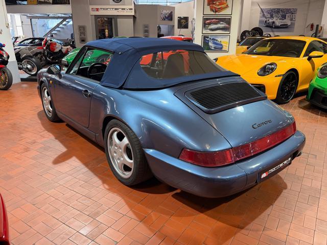 PORSCHE 964 Cabrio-Baltic Blu-Pelle Blu-Capote Blu