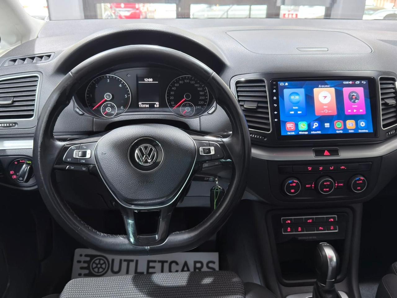 VW SHARAN 2.0TDI 150CV DSG 7POSTI GANCIO TRAINO