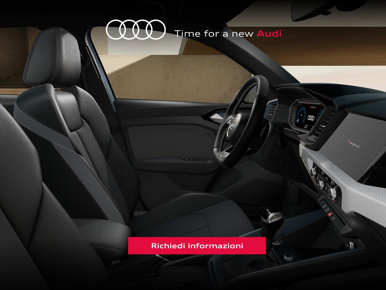 Audi A1 sportback 30 1.0 tfsi identity black 116cv s-tronic