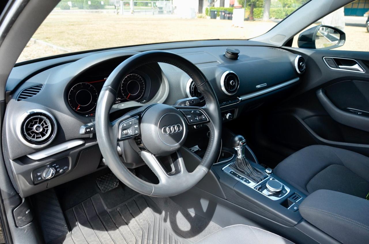 AUDI A3 30 1.6 TDI S-LINE EXT 116cv S-TRONIC, UFF ITALIANA, EURO 6D, FARI LED, NAVI, APPLE ANDROID, PERMUTE