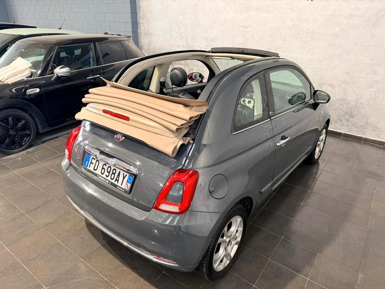 Fiat 500 C 0.9 BENZINA LOUNGE FULL OPTIONALS AUTOMATICA NEOPATENTATI