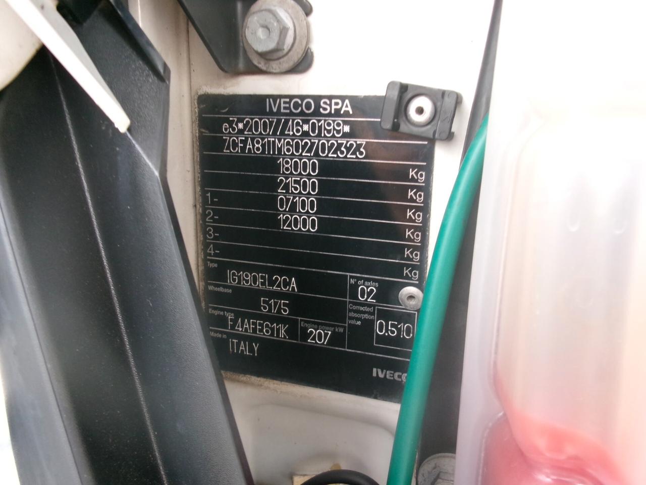 Iveco EUROCARGO 180/28 E6 TELAIO PASSO 5175 DA ALLESTIRE **PERFETTO**