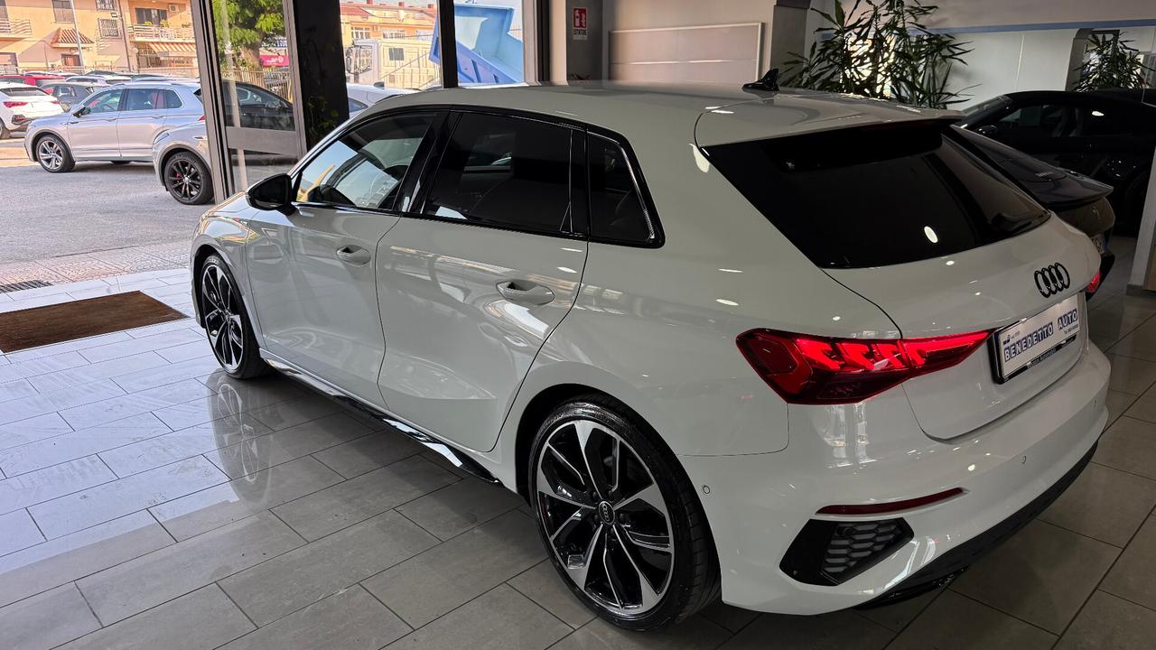AUDI A3 SPORTBACK S LINE IDENTITY BLACK