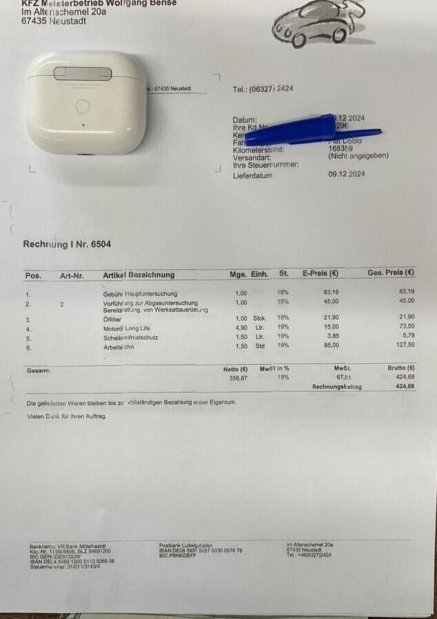 Fiat Doblo Doblò 1.6 MJT 5POSTI