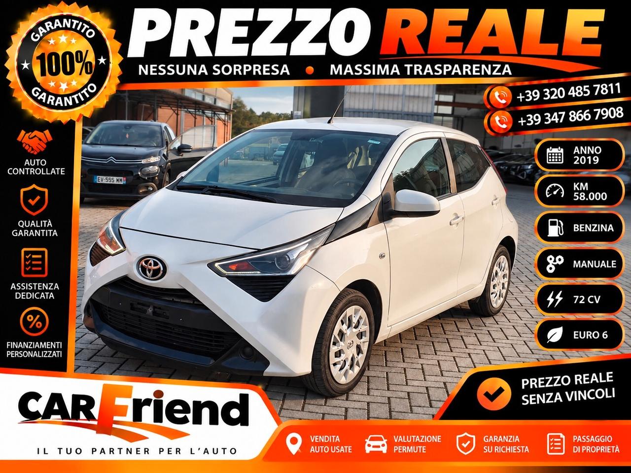 Toyota Aygo Connect 1.0 VVT-i 72 CV 5 porte x-fun