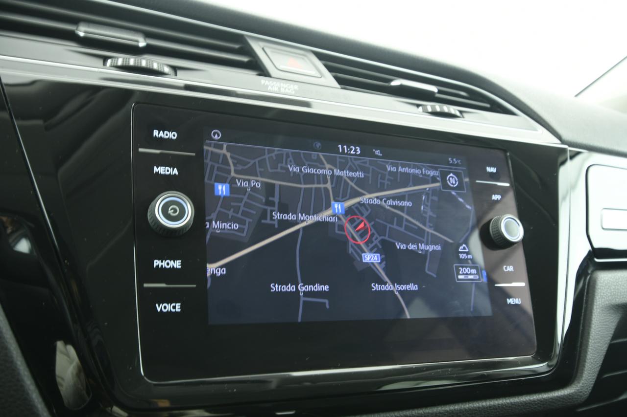 VOLKSWAGEN Touran 1.6 tdi Highline 115cv dsg ACC+ALCANTARA+C17"