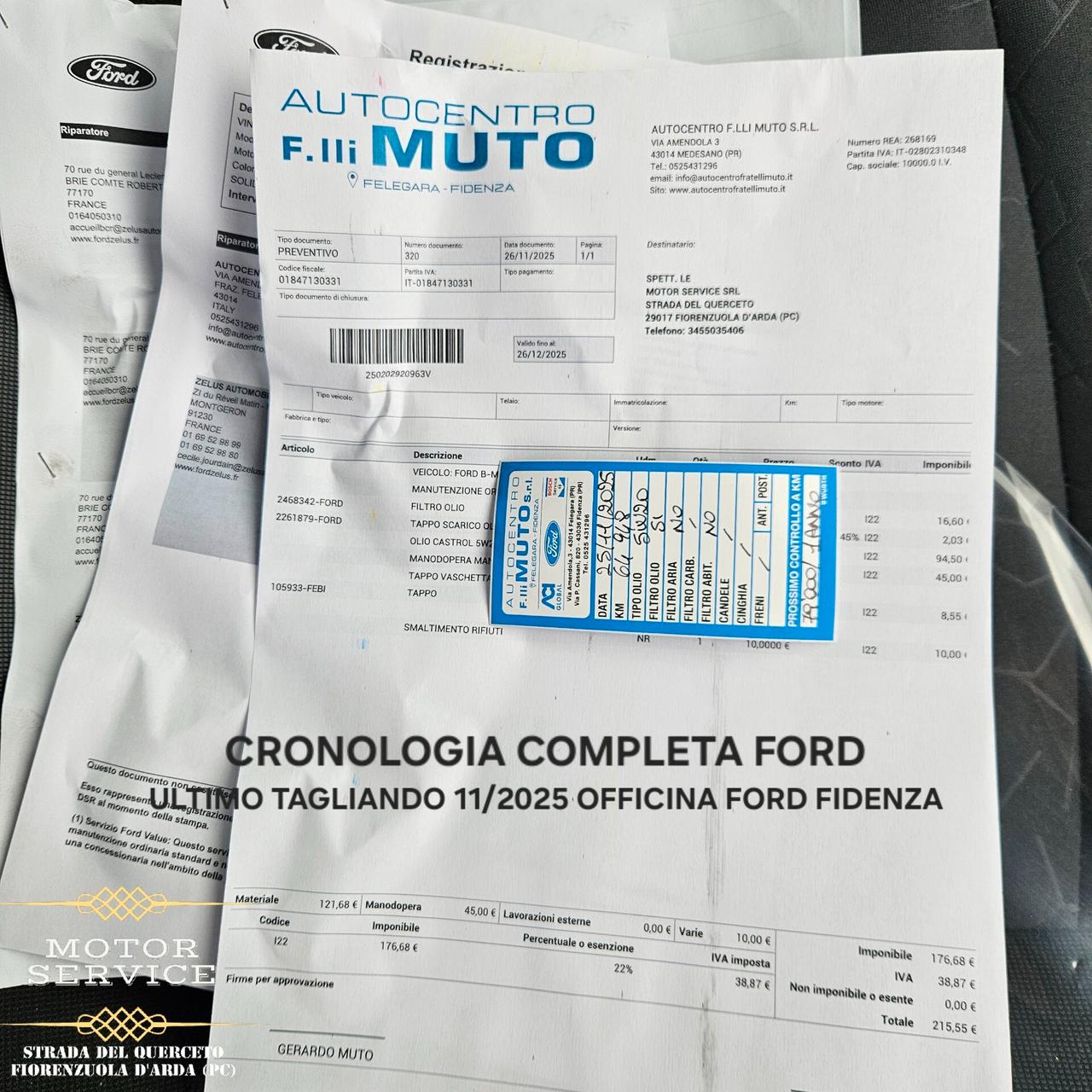 Ford B-Max 1.0 67000km UNIPRO PREZZO FINALE