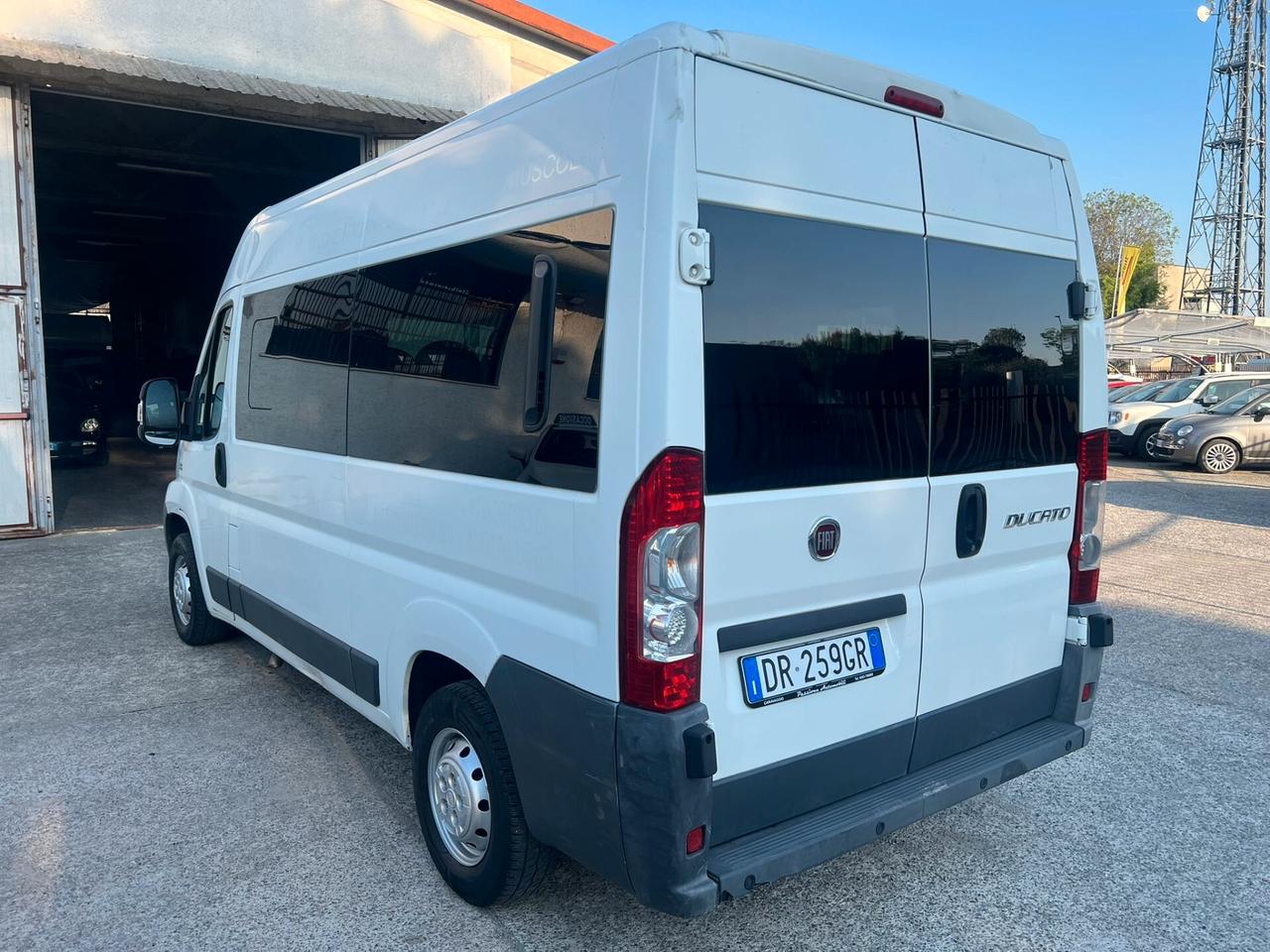 Fiat Ducato 35 2.3 MJT PLM-TA Vetrato Maxi 9 posti +PEDANA ELETTRICA POST