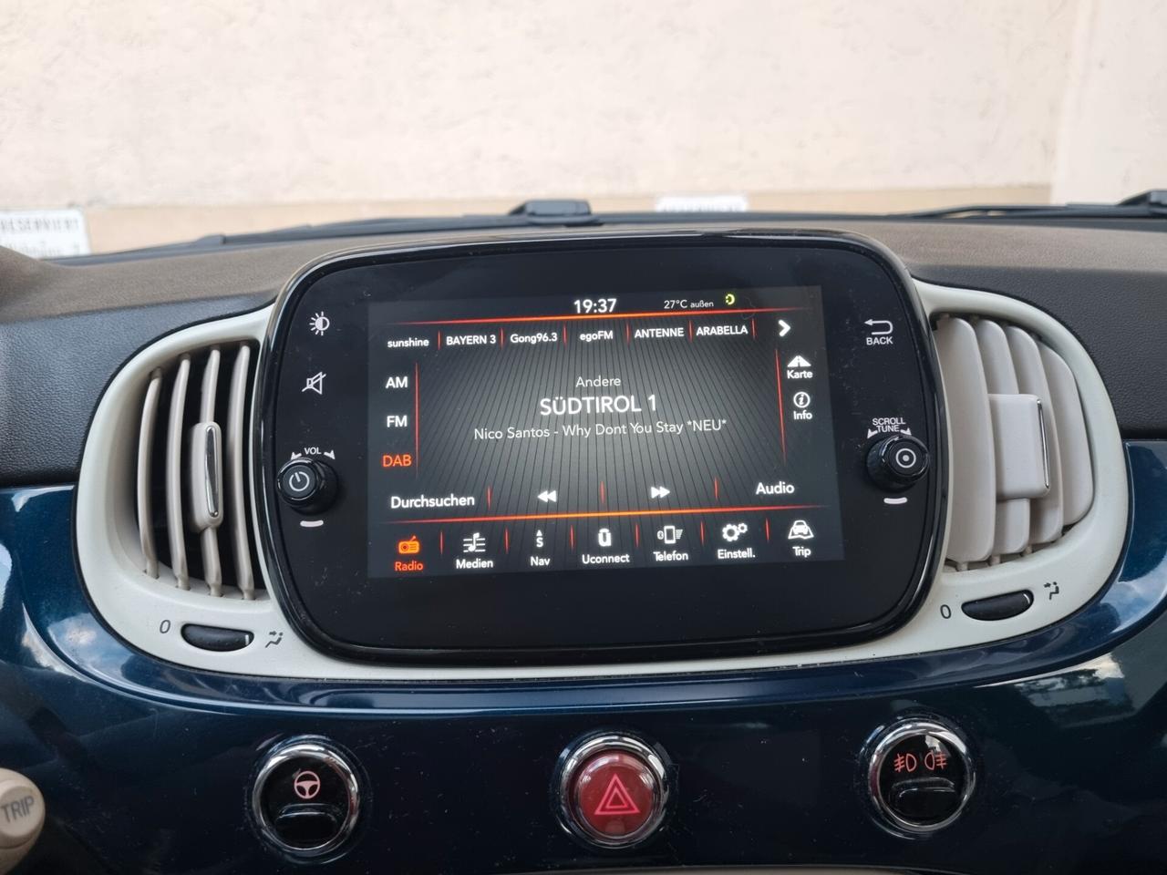 Fiat 500 collezione 1.2 69 cv anno 2018 km 61000
