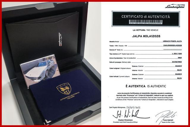 LAMBORGHINI Jalpa P 350 GTS |CERTIFICATA POLO STORICO LAMBORGHINI