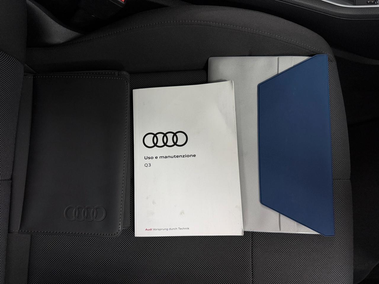 Audi Q3 35 2.0 TDI BUSINESS ADVANCED QUATTRO S-TRONIC 4 TELECAMERE VIRTUAL COCKPIT 18 RUOTINO BLIND
