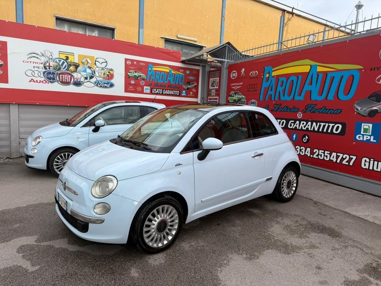 Fiat 500 1.2 69cv Lounge - 2009