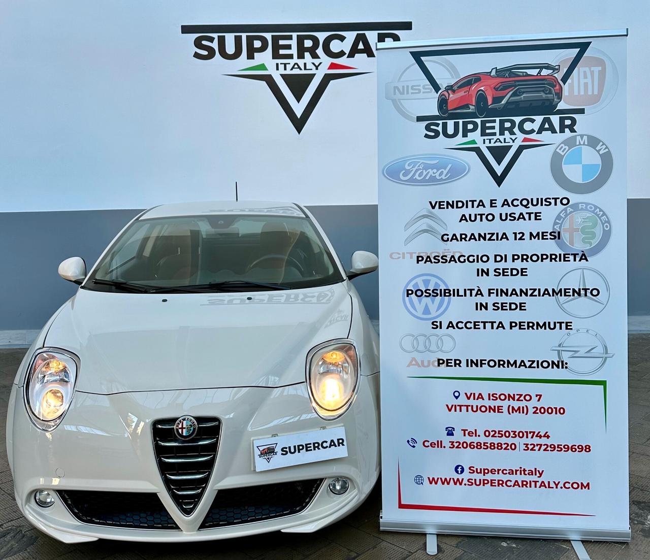 Alfa Romeo MiTo 1.4 Benz, Euro 5A, si neopat, garanz 12 mesi