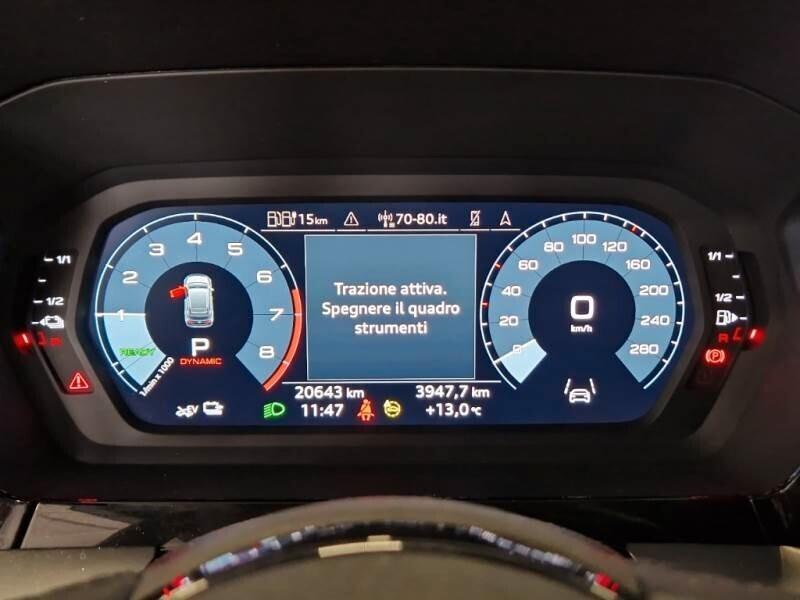 Audi A3 SPB 40 TFSI e S tronic S LINE edition PREZZO REALE