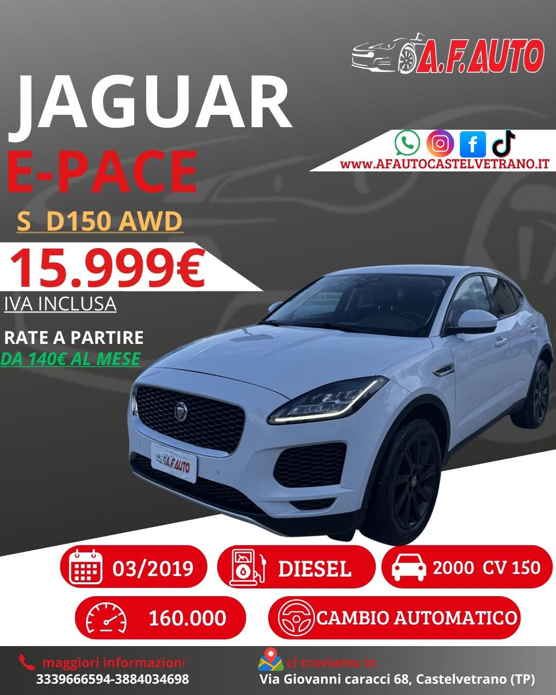 Jaguar E-Pace 2.0D 150 CV S
