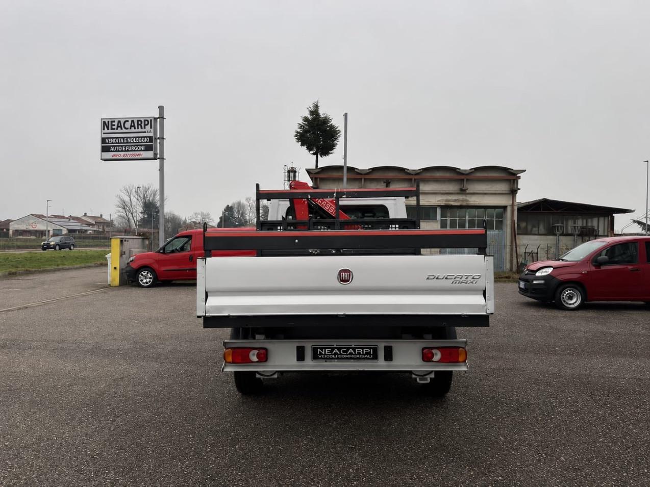 Fiat Ducato MAXI 2.3 MJT 130CV CASSONE GRU FASSI DOPPIA CABINA