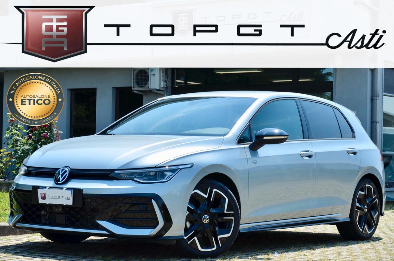 VOLKSWAGEN GOLF 2.0 TDI R-LINE PLUS 150cv DSG, UNICOPROPRIETARIO, GARANZIA VW 11/2026, UFF ITALIANA, EURO 6E, RETRO 360°, FULL LED, PERMUTE
