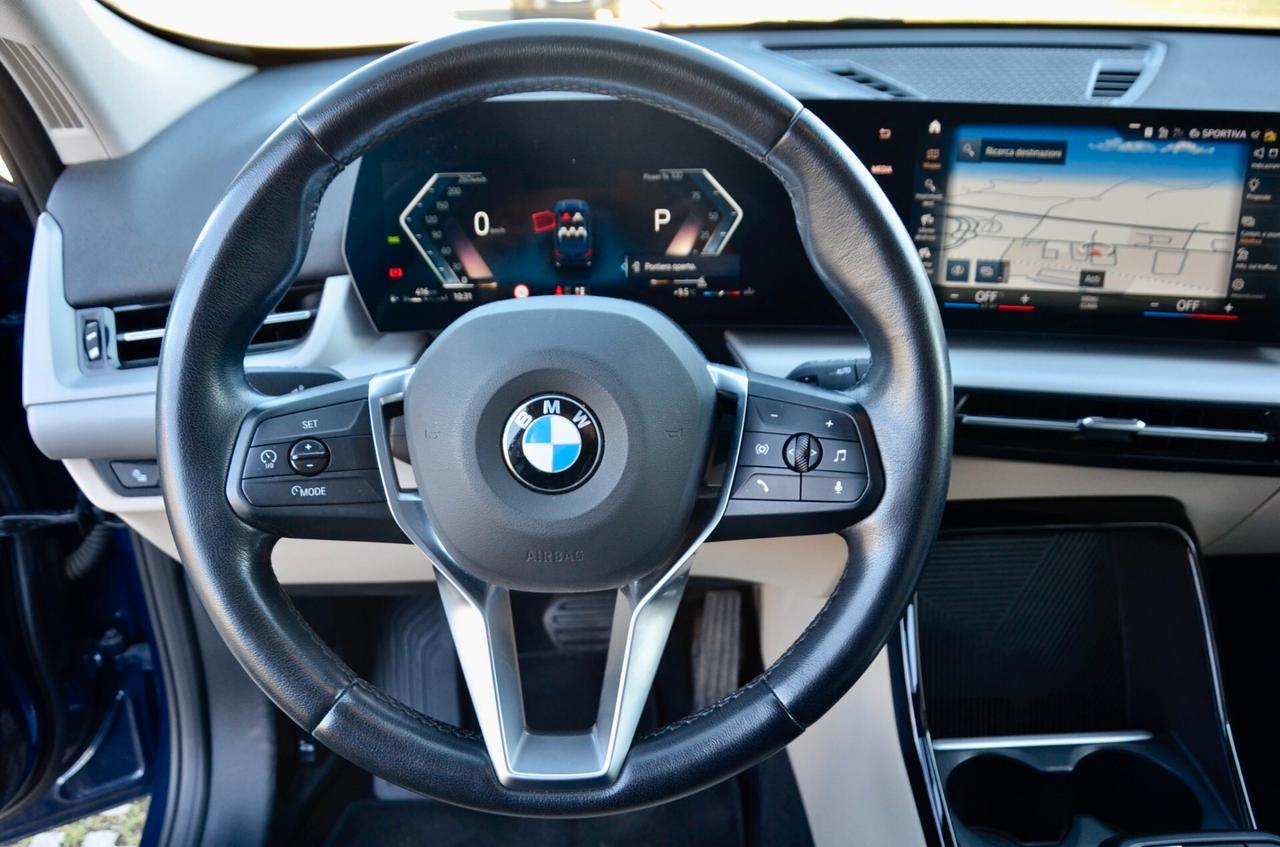 BMW X1 SDRIVE18d X-LINE 150cv AUTO, UNICOPROPRIETARIO, UFF ITALIANA, SERVICE BMW, EURO 6D, PELLE TOTALE, RETROCAMERA, PERMUTE